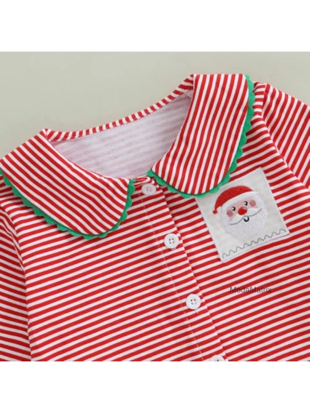Ruffled Cotton Pajama Set 2-Piece Long Sleeve Girls Lounge Wear